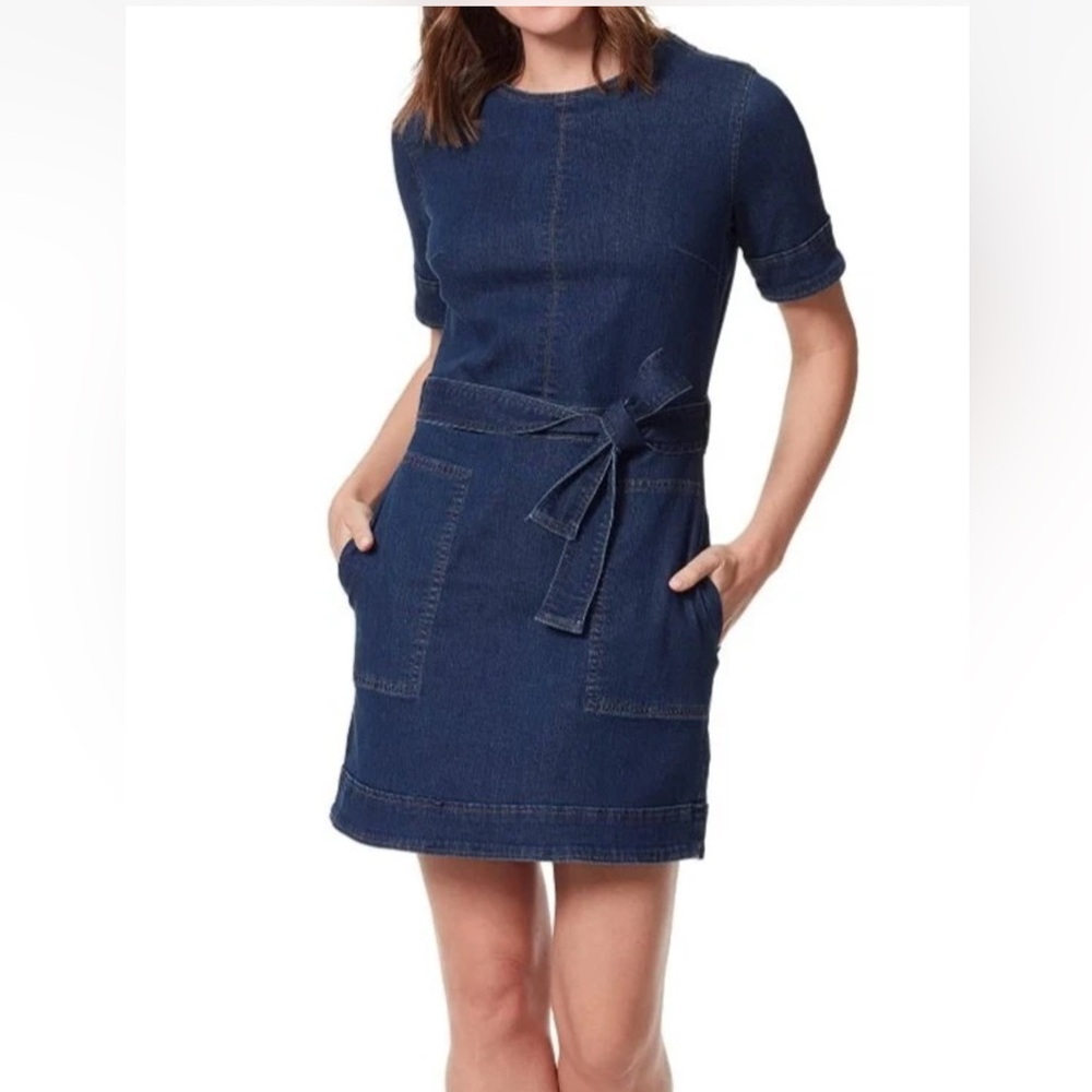 Gloria Vanderbilt X Christian Siriano Denim Belted Dress